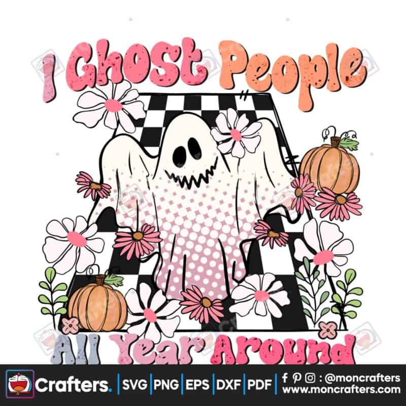 retro-ghost-flowers-spooky-season-floral