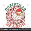 christmas-season-retro-santa-checkered