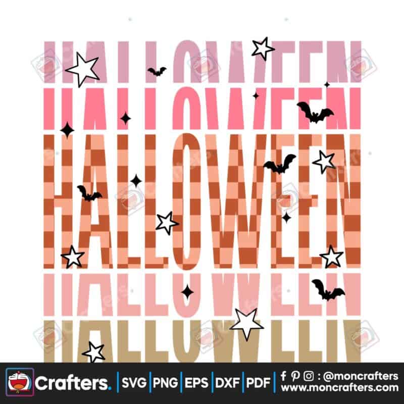 halloween-retro-stack-checkered-png