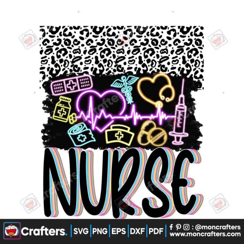 nurse-sublimation-neon-nurse-life