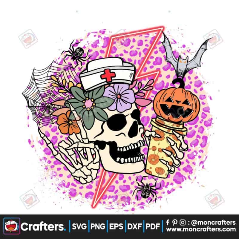 retro-nurse-halloween-coffee-spooky-png