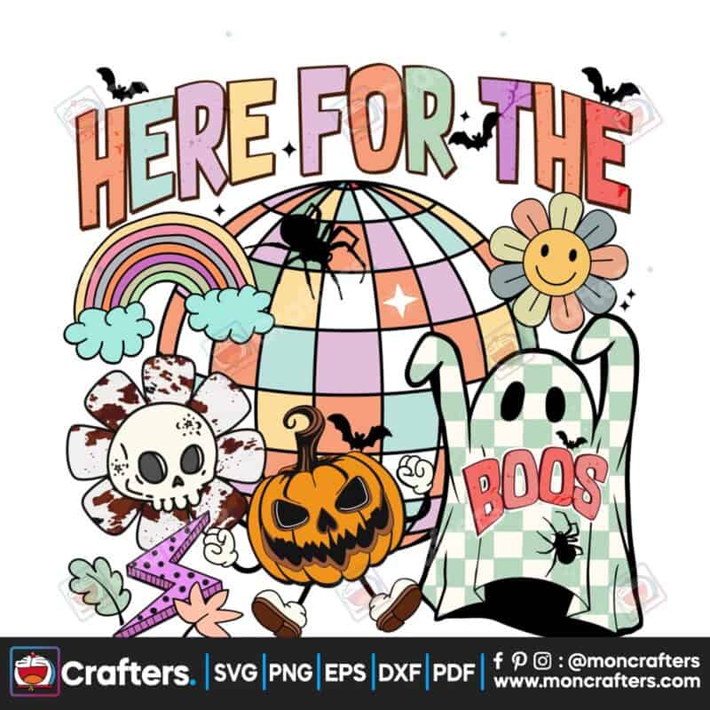 retro-halloween-groovy-disco-cute-ghost