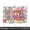 teacher-doodle-smiley-flowers-checkered