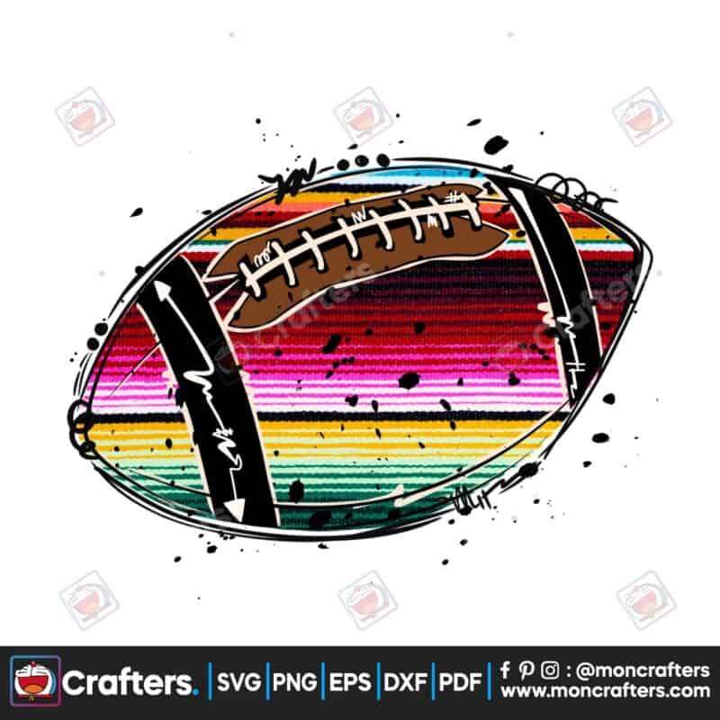 football-serape-western-grunge-print