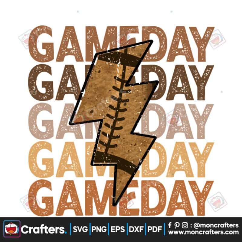 game-day-football-stacked-lightning-bolt