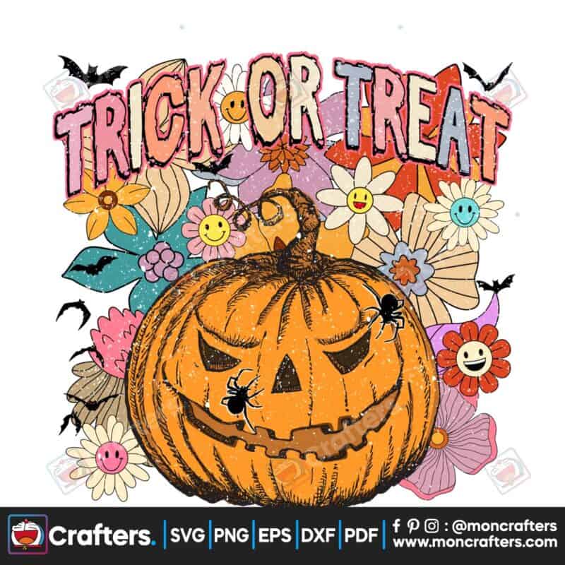 trick-or-treat-retro-flowers-halloween