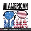 all-american-mama-usa-flag-retro-png