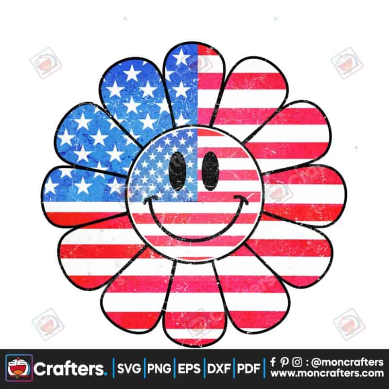 god-bless-america-flag-daisy-flower-png