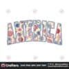 america-retro-flower-sublimation
