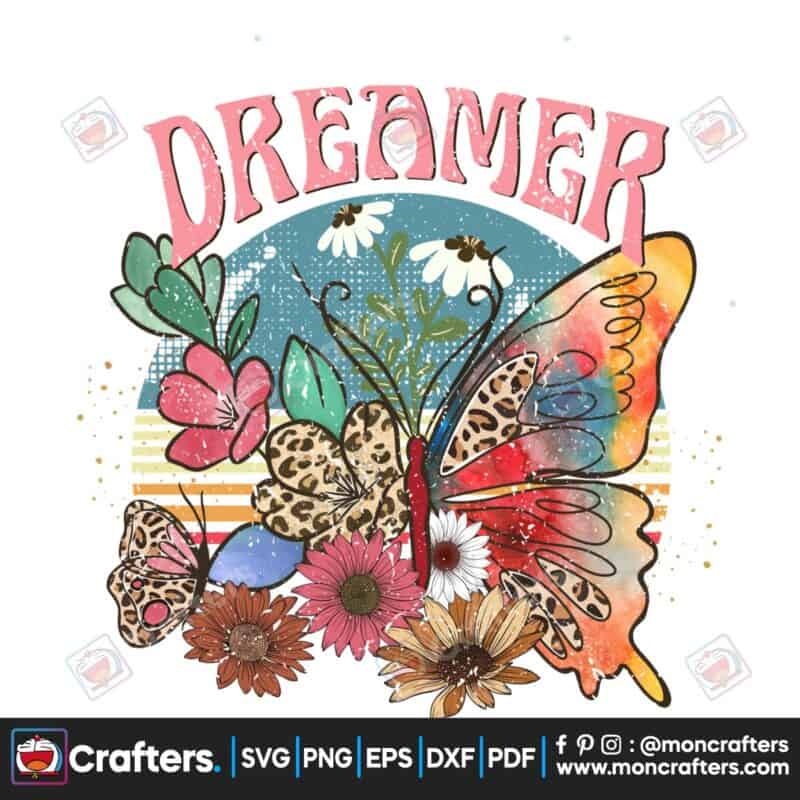 dreamer-butterfly-retro-boho-flower-png