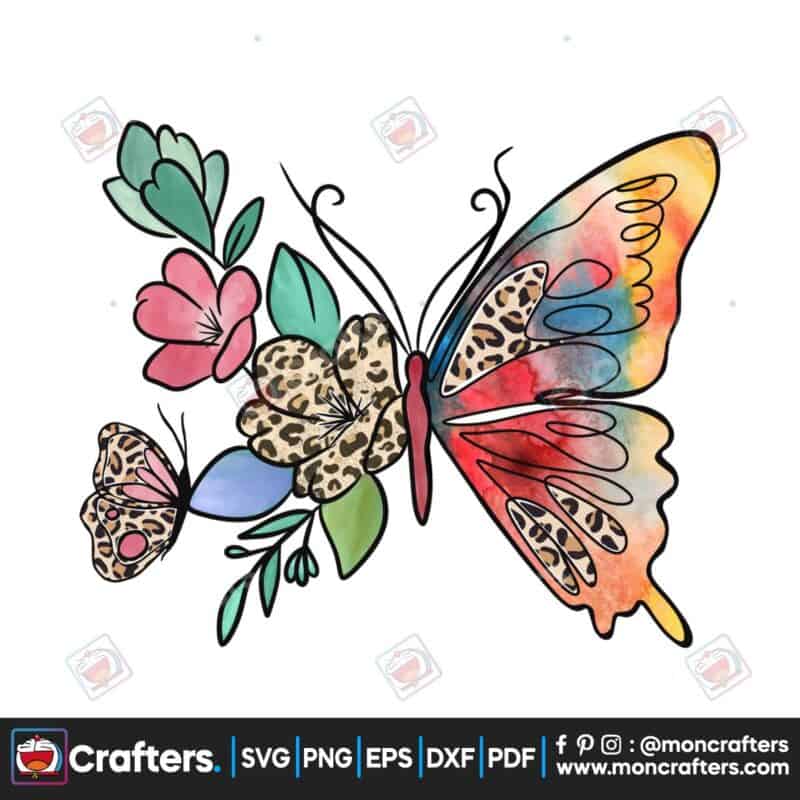 butterfly-retro-boho-flower-sublimation