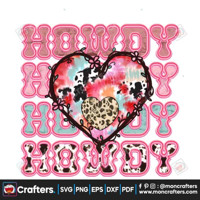 howdy-heart-valentine-retro-sublimation