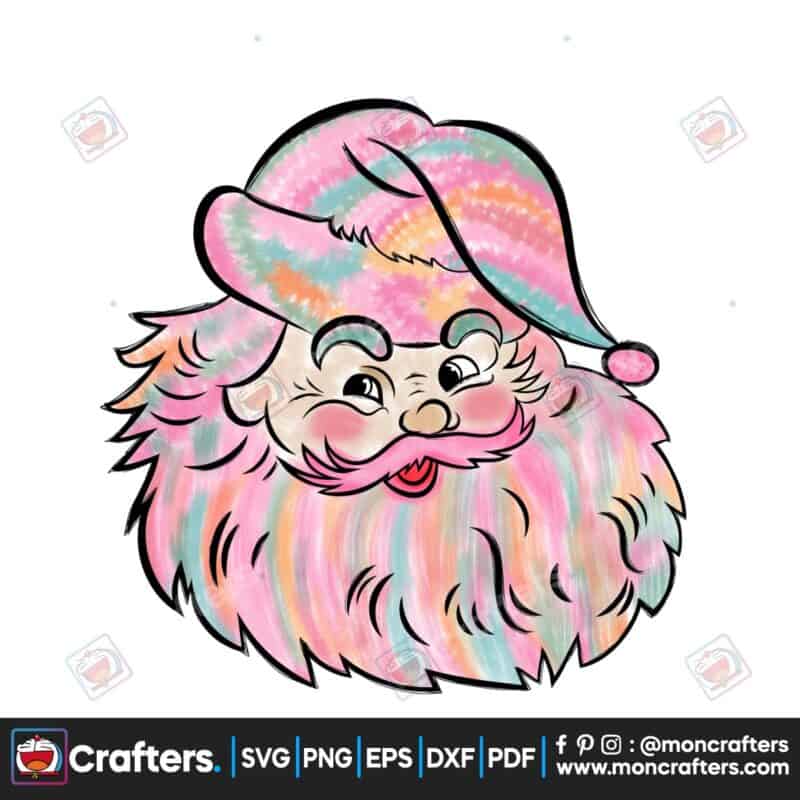 santa-pink-christmas-ho-ho-ho-retro-png