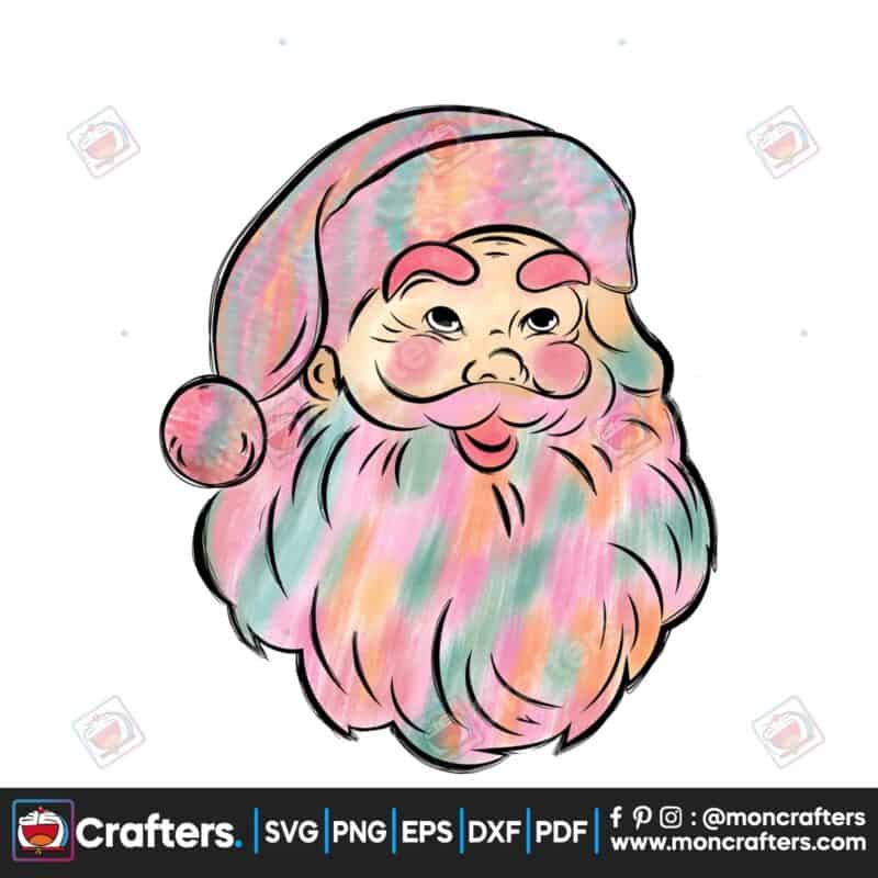santa-pink-christmas-ho-ho-ho-retro-png