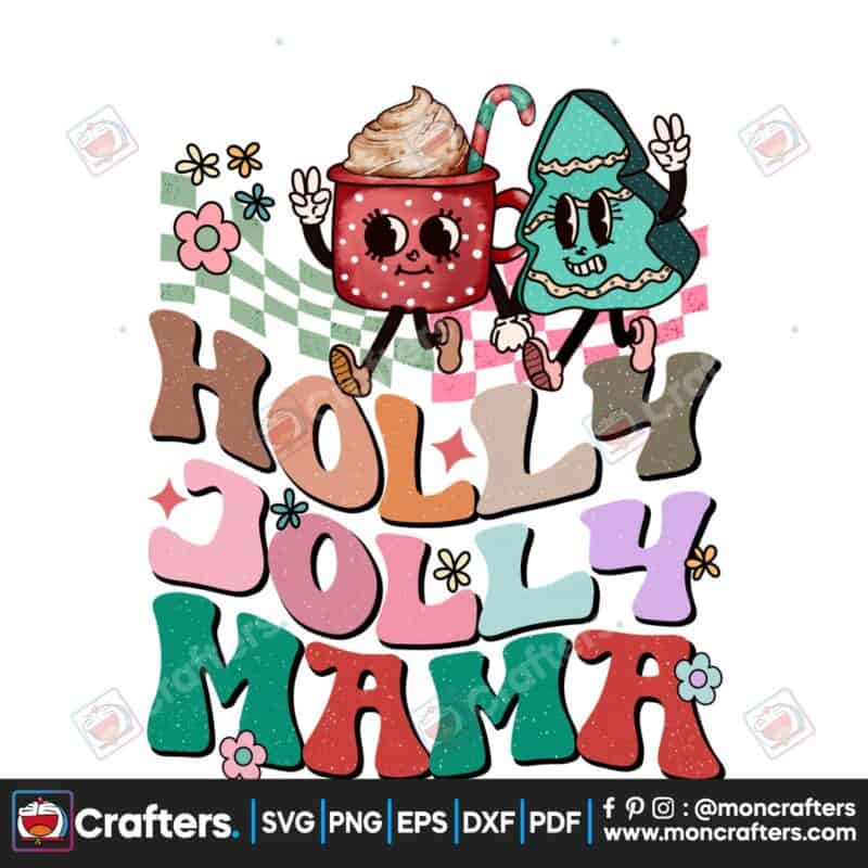 holly-jolly-mama-retro-christmas-png