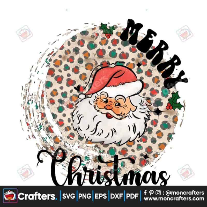 santa-merry-christmas-retro-sublimation