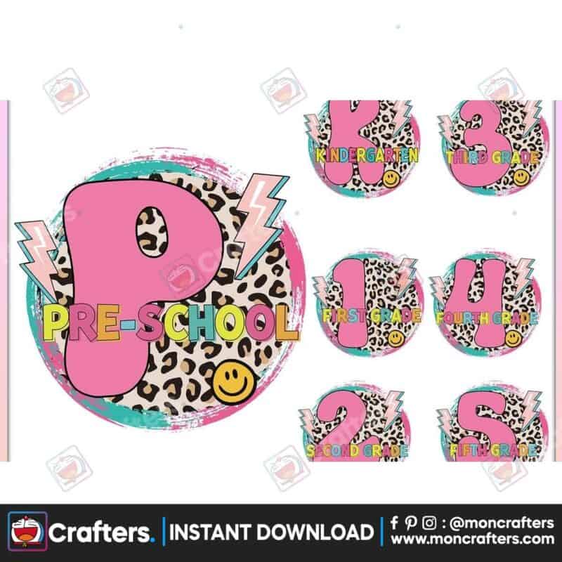 7-leopard-school-grade-png-bundle-back-instant-download