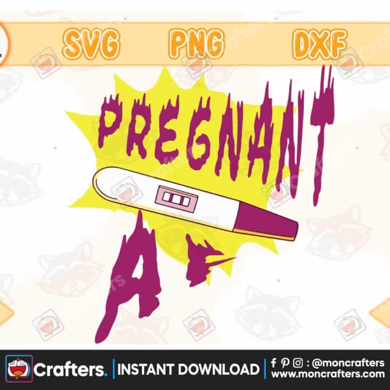 pregnant-af-png-instant-download
