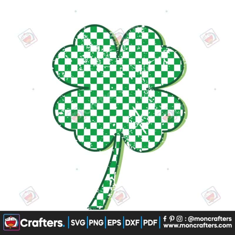 shamrock-checker-patricks-day-distressed