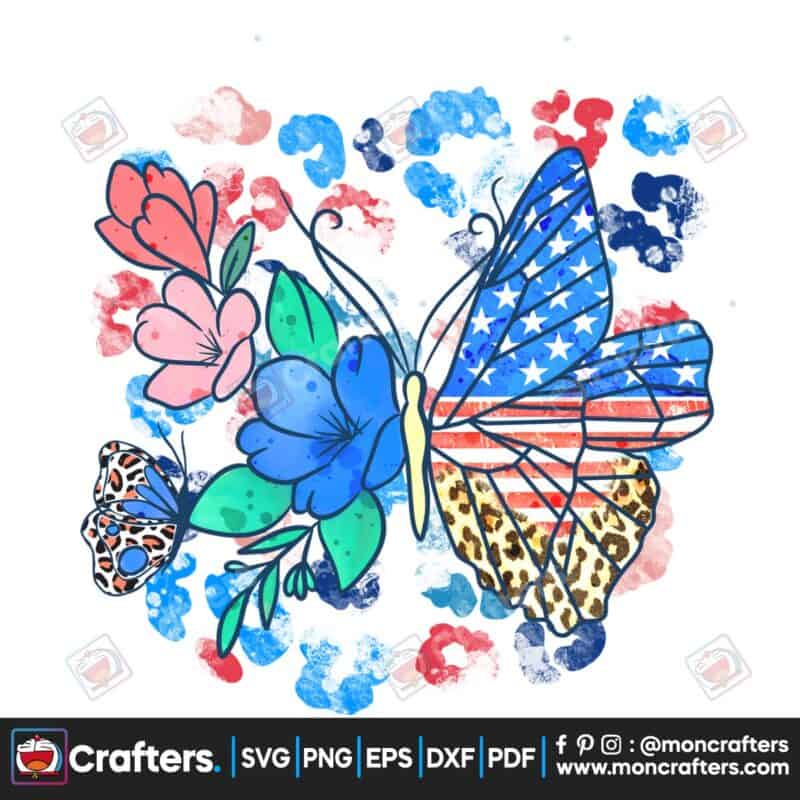 floral-butterfly-usa-leopard-grunge-png