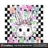 happy-easter-bunny-cute-pastel-checkered