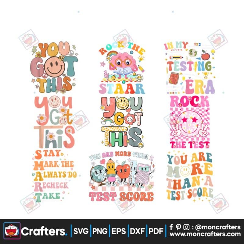 bundle-groovy-motivational-testing-day-teacher-student-png
