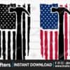 construction-hammer-american-flag-svg