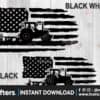 us-farm-tractor-american-flag-svg