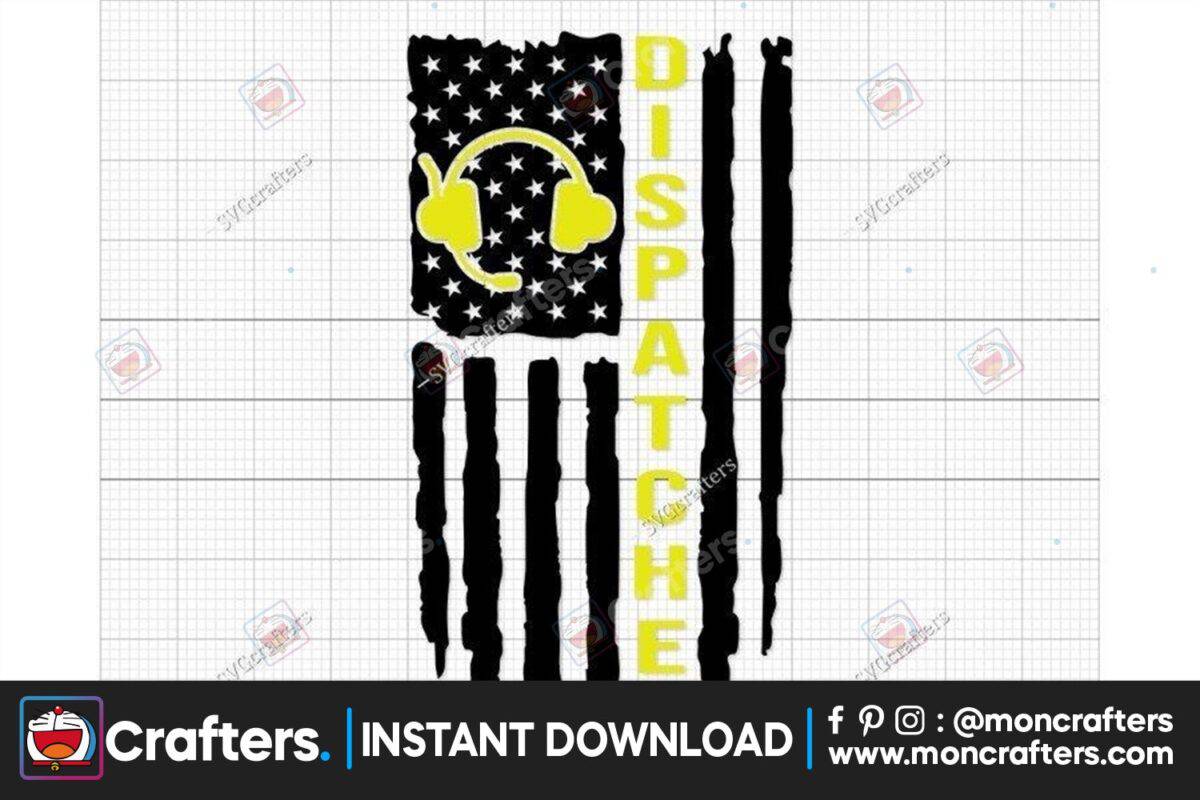 american-distressed-flag-911-dispatcher