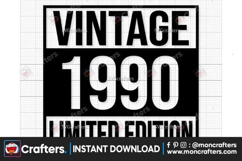 vintage-1990-svg-png-32nd-birthday-svg
