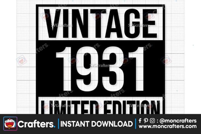 vintage-1931-png-svg-91st-birthday-svg
