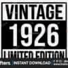 vintage-1926-png-svg-96th-birthday-svg