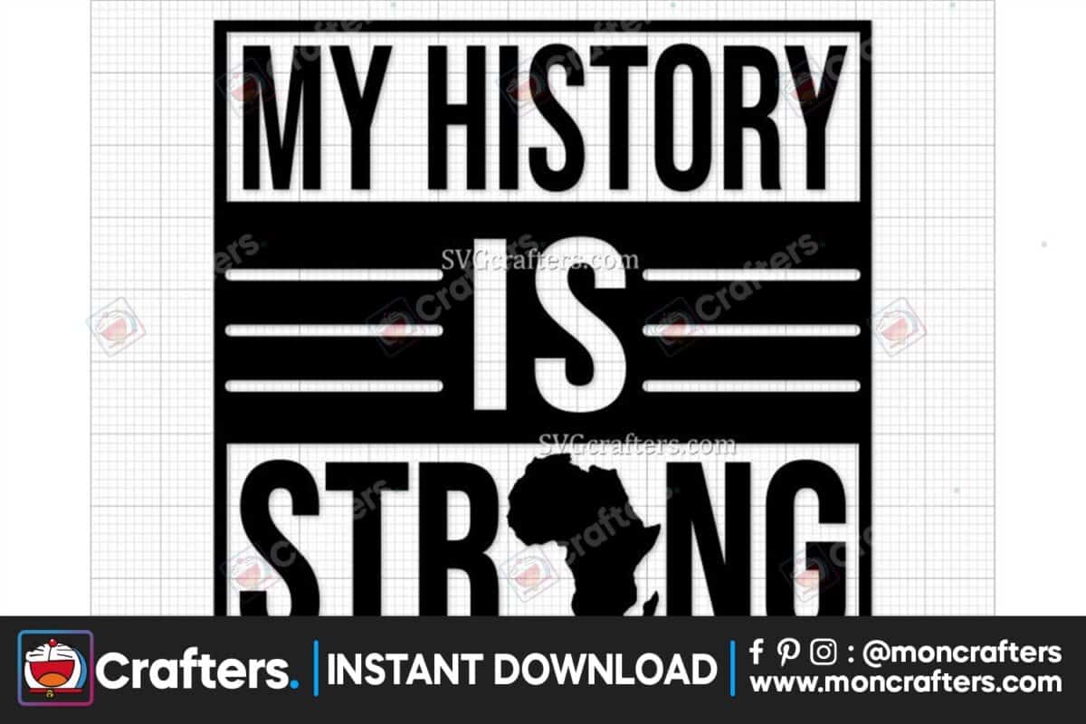 my-history-is-strong-svg-melanin-svg