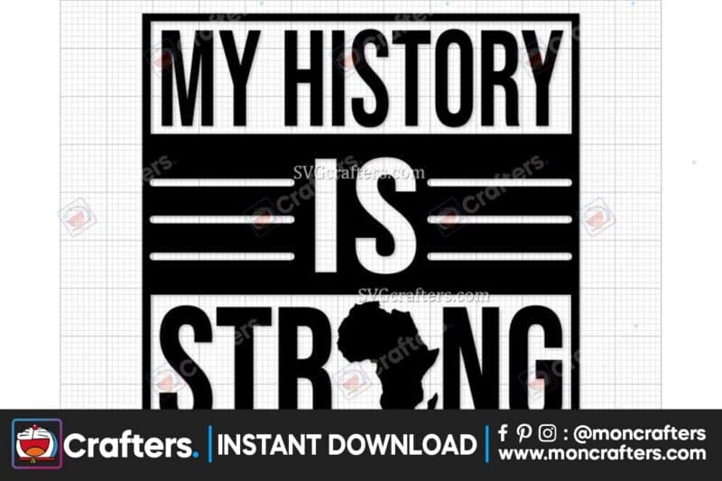 my-history-is-strong-svg-melanin-svg
