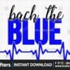 back-the-blue-hearbeat-svg-police-svg