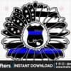 police-sunflower-flag-svg-police-svg