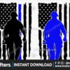 police-svg-thin-blue-line-svg