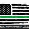 american-distressed-flag-thin-green-line
