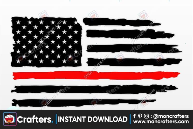 american-distressed-flag-firefighter