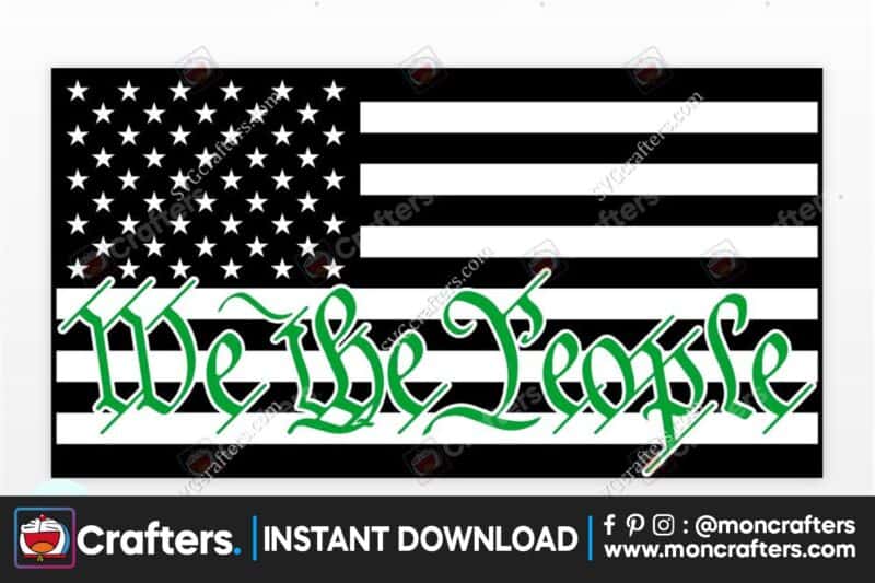 american-flag-we-the-people-green-line