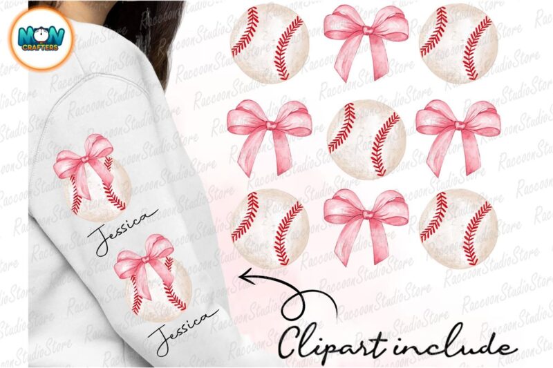 baseball-coquette-bow-png-instant-download