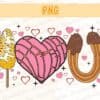conchas-i-love-u-valentine-png-instant-download
