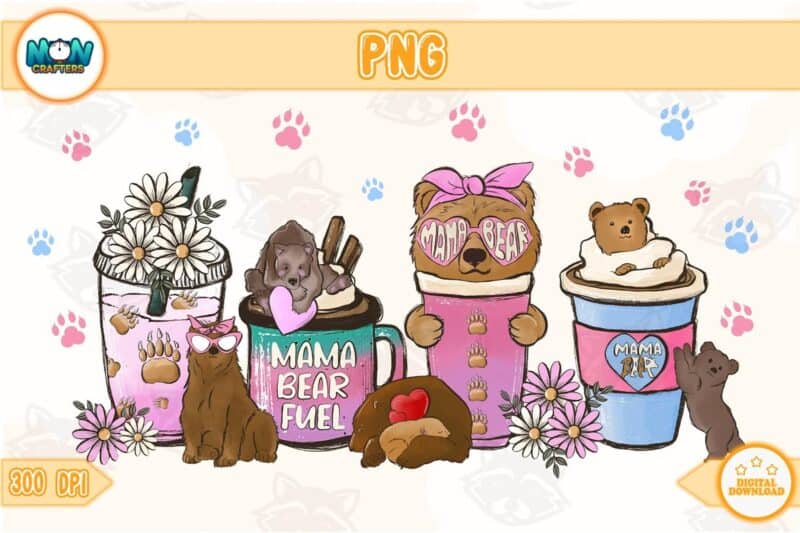 mama-bear-coffee-lattee-png-instant-download