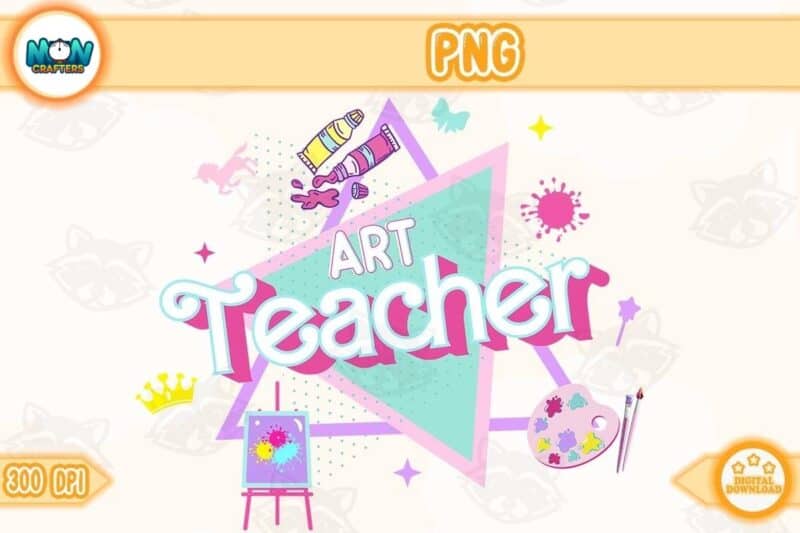 art-teacher-png-instant-download