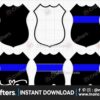 police-badge-back-the-blue-set