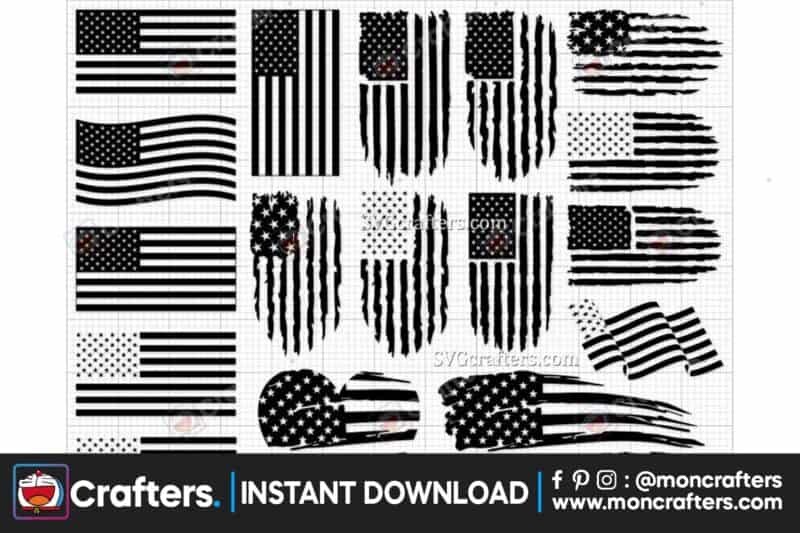 american-flag-distressed-flag-set