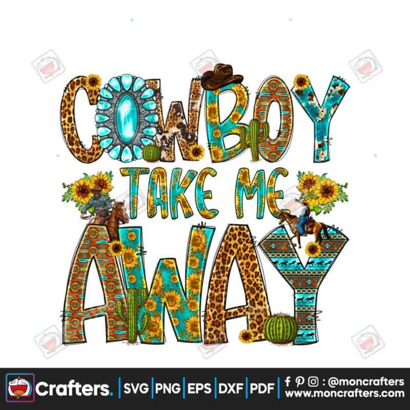 western-sublimation-cowboy-png-rodeo