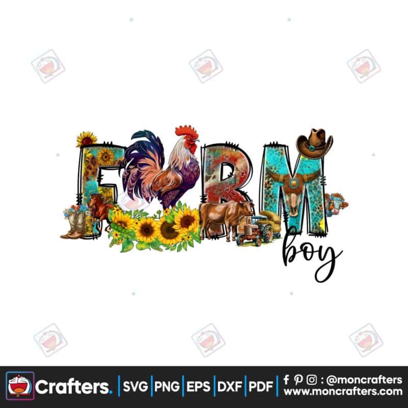 western-sublimation-farm-boy-png-farm
