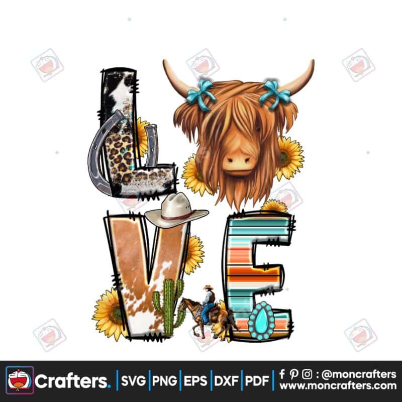 cow-sublimation-love-png-western-png