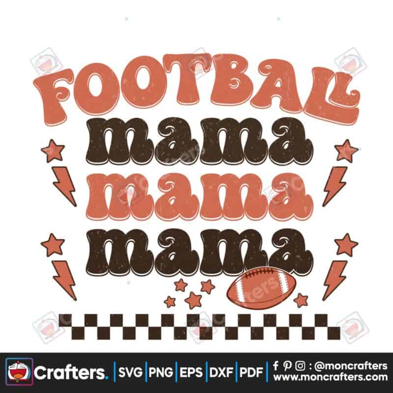 football-mama-sublimation-retro-groovy